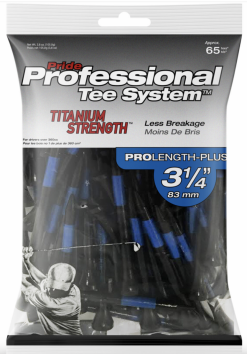 Pride Pts Titanium 3 1/4 Tees - 65 Pack