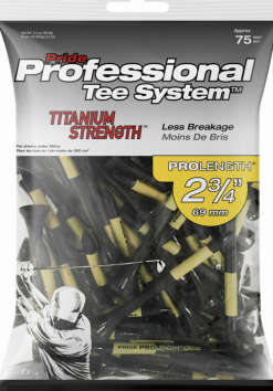 Pride Pts Titanium 2 3/4 Tees - 75 Pack