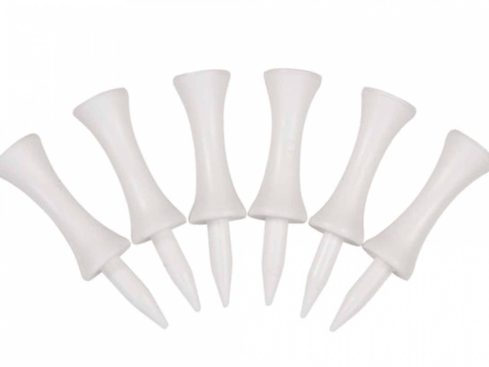 Longridge Plastic Castle Tees White 29Mm