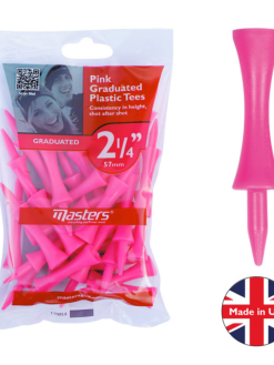Masters Plastic Graduated Tees 2 1/4 Pink 35 Bag
