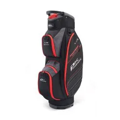 Powakaddy X-Lite Edition Golf Cart Bag - Black/Gunmetal/Red